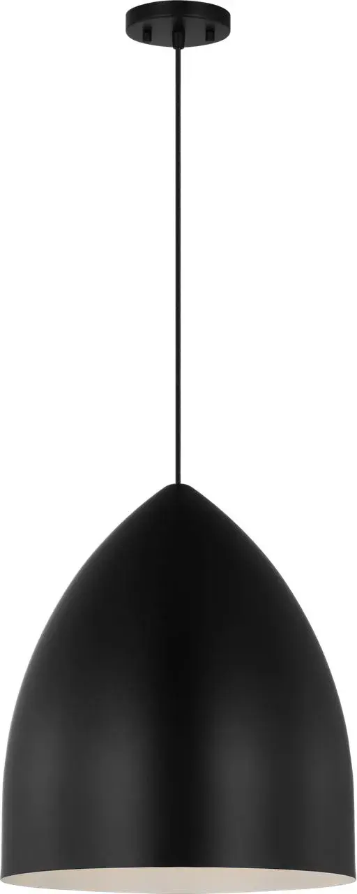 Huron Large Pendant in Midnight Black - Image 2