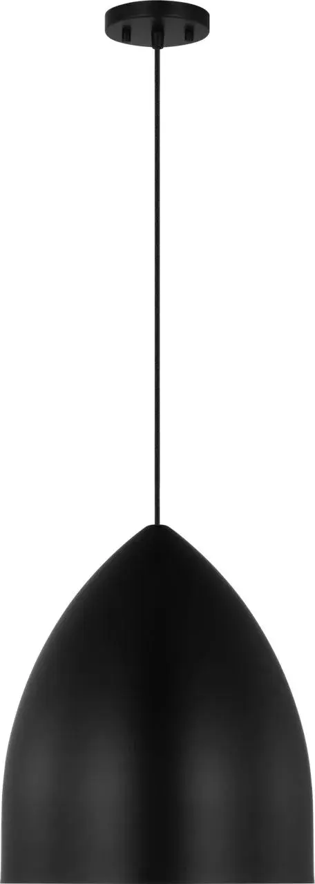 Huron Large Pendant in Midnight Black - Image 3