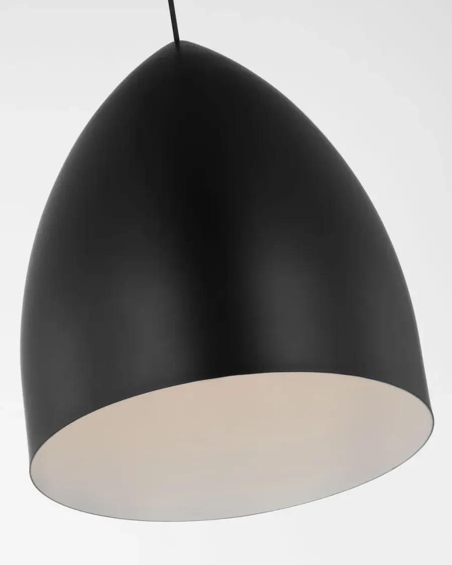 Huron Large Pendant in Midnight Black - Image 5