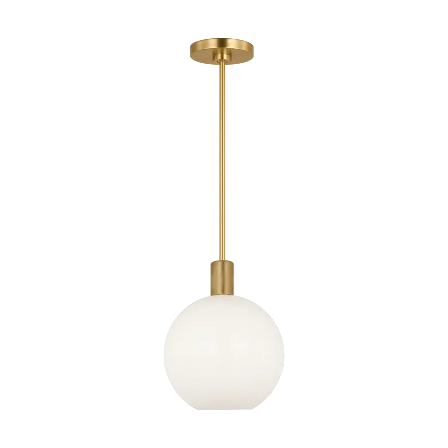 Colewood Small Pendant in Satin Brass - Image 1