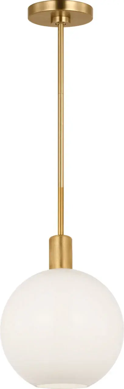 Colewood Small Pendant in Satin Brass - Image 3