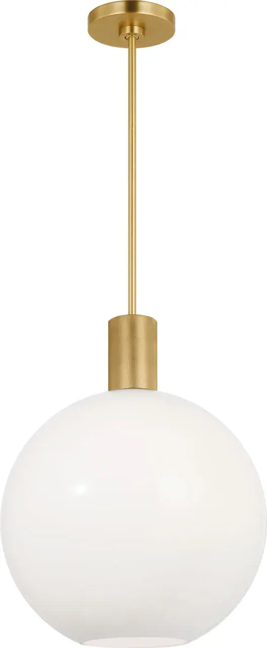 The Colewood Medium Pendant combines timeless brass craftsmanship with transitional design, making it versatile enough for both traditional and contemporary interiors. Its medium scale works beautifully over kitchen islands and dining tables. - alternate view