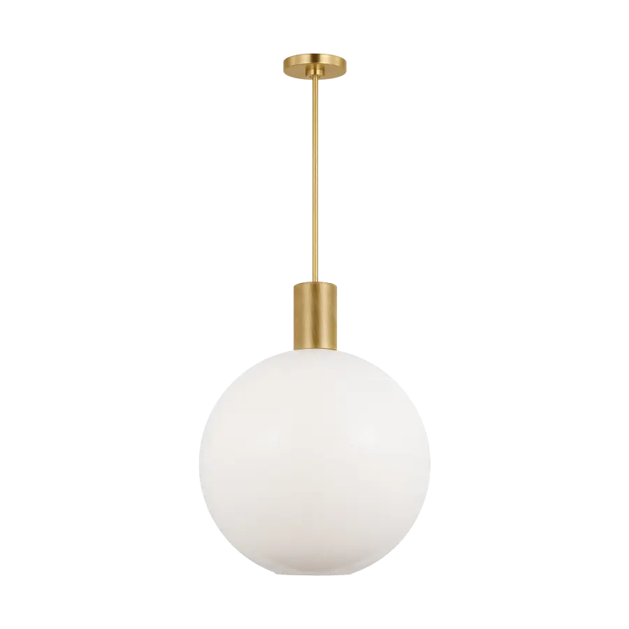 Colewood Large Pendant in Satin Brass - Image 1