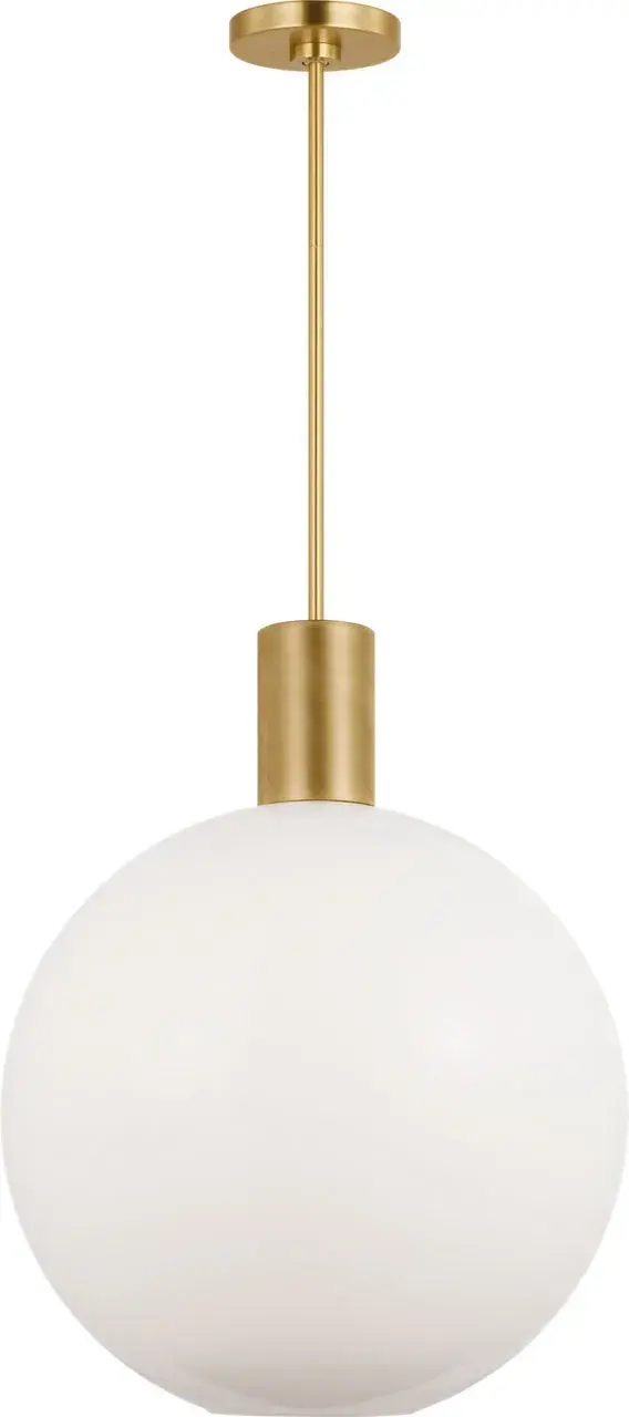 Colewood Large Pendant in Satin Brass - Image 2