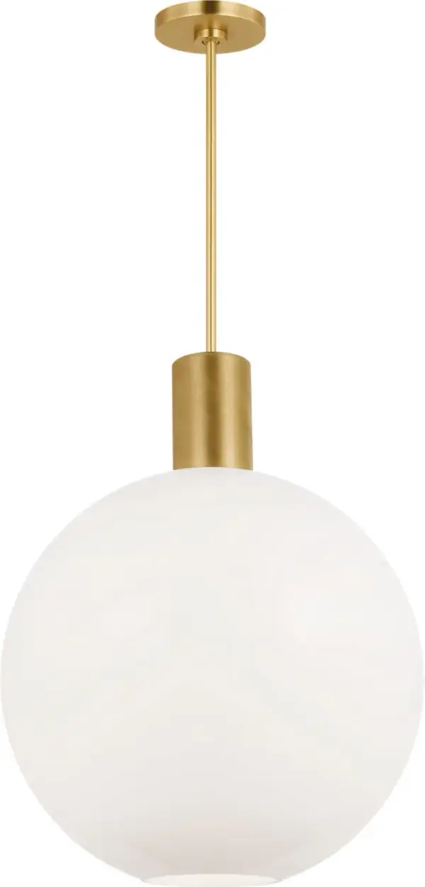Colewood Large Pendant in Satin Brass - Image 3