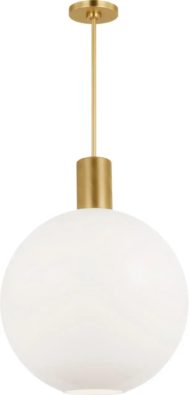 Colewood Large Pendant in Satin Brass - Image 3