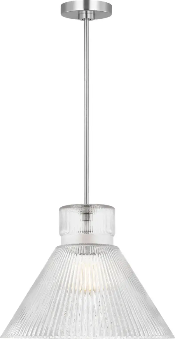 Liouet Large Pendant in Brushed Nickel - Image 2