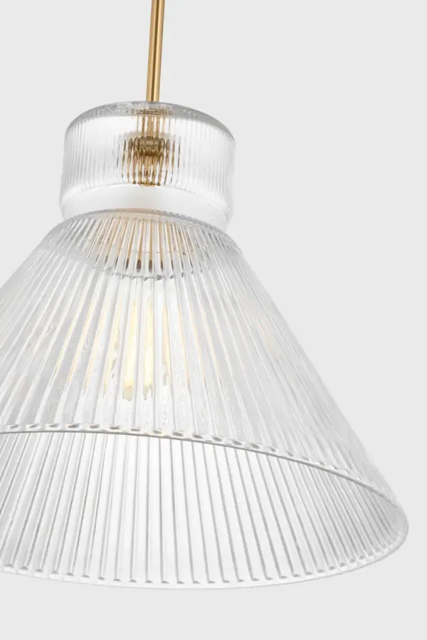 Liouet Large Pendant in Satin Brass - Image 4