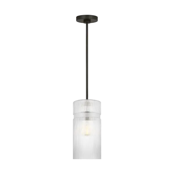 The Liouet Small Pendant delivers contemporary style in a compact form. Its Midnight Black finish adds sophisticated contrast while the small scale makes it ideal for multiples or tight spaces.