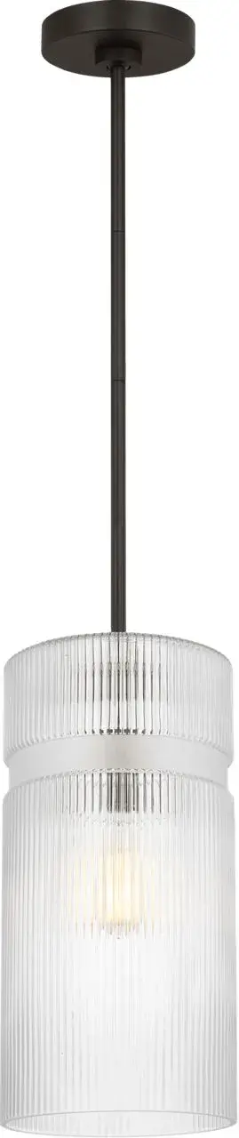 The Liouet Small Pendant delivers contemporary style in a compact form. Its Midnight Black finish adds sophisticated contrast while the small scale makes it ideal for multiples or tight spaces. - alternate view