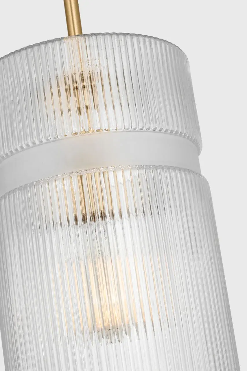 Liouet Small Pendant in Satin Brass - Image 5