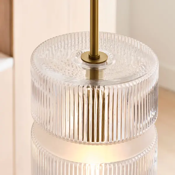 Liouet Small Pendant in Satin Brass - Image 7