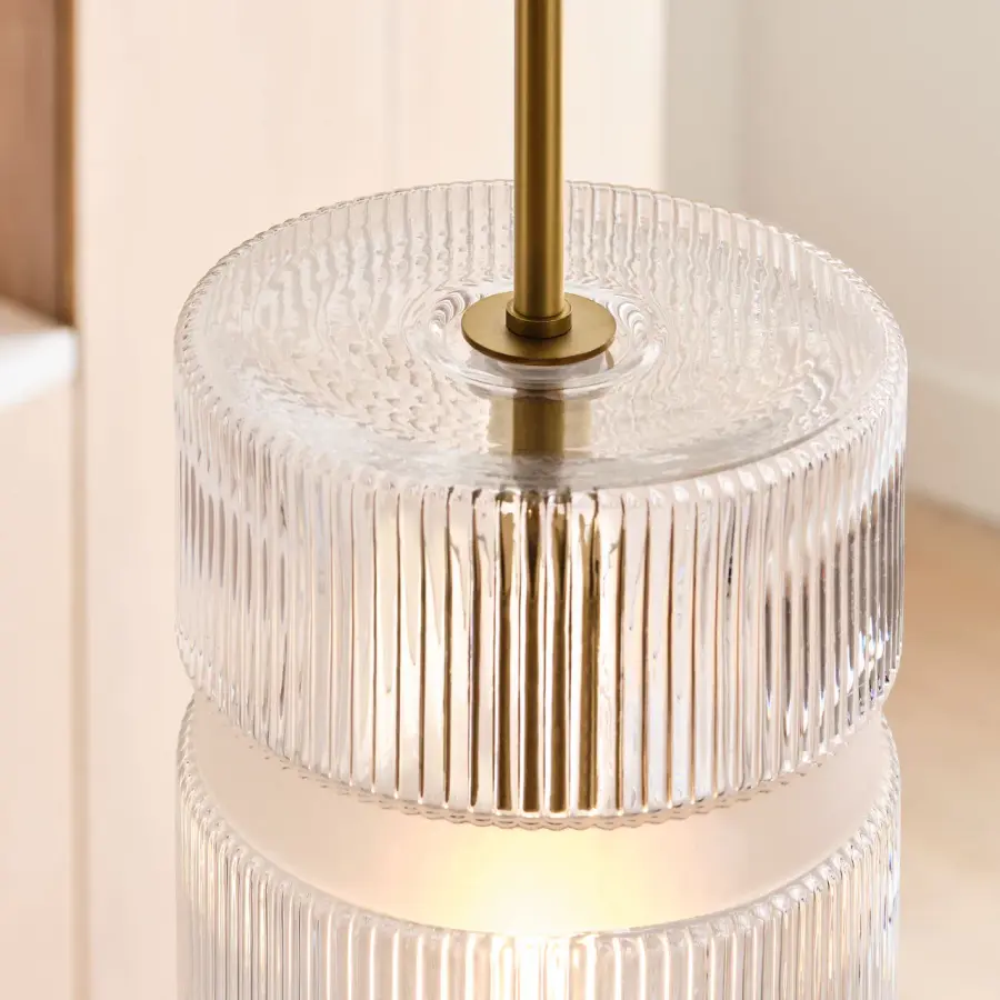 Liouet Small Pendant in Satin Brass - Image 7