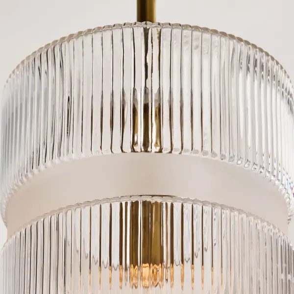 Liouet Small Pendant in Satin Brass - Image 9