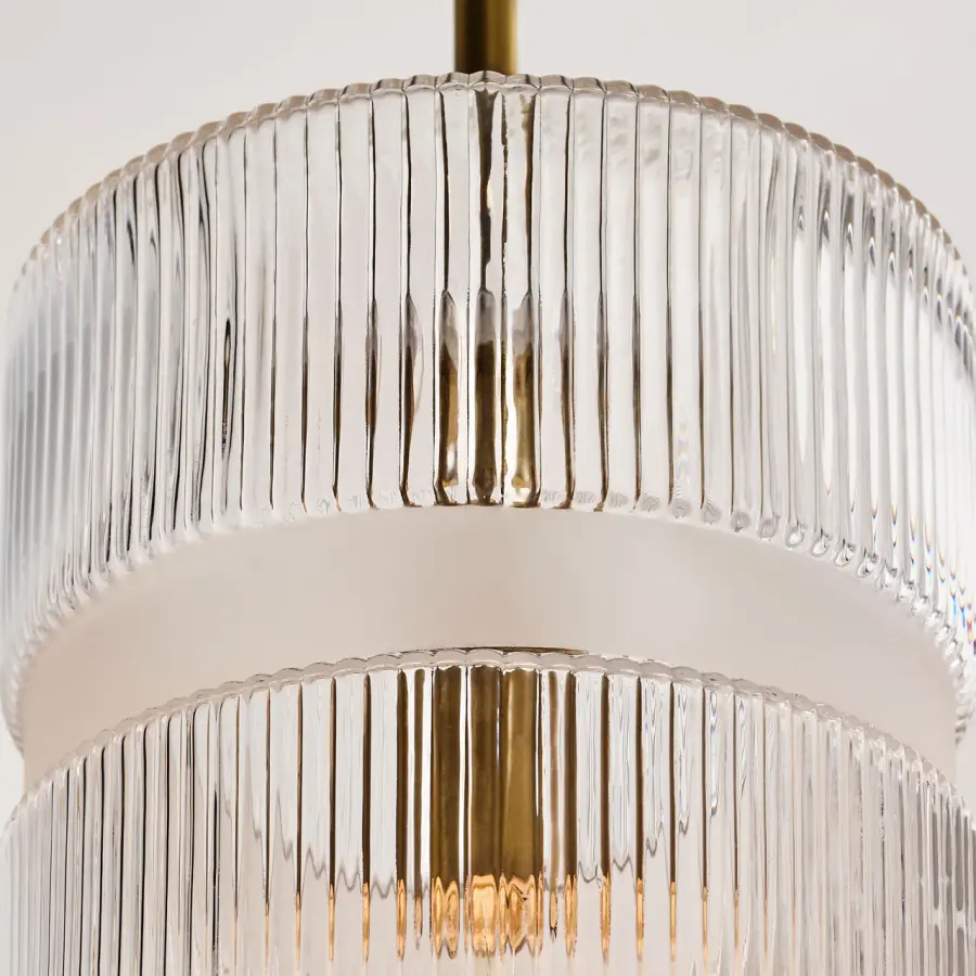 Liouet Small Pendant in Satin Brass - Image 9