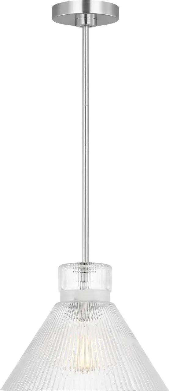 Liouet Medium Pendant in Brushed Nickel - Image 1