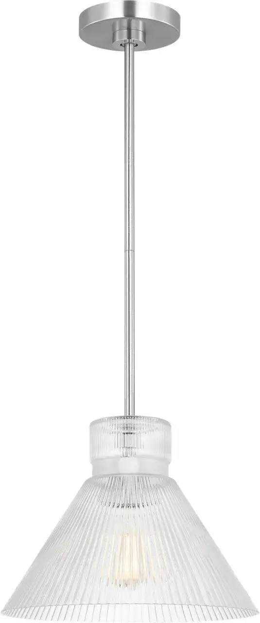 Liouet Medium Pendant in Brushed Nickel - Image 2