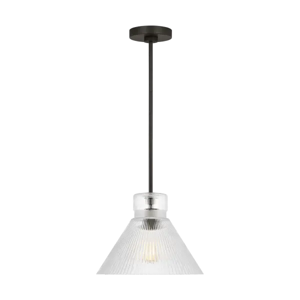 The Liouet Medium Pendant delivers modern sophistication with its midnight black finish and clean design. Perfect for kitchen islands, dining areas, or commercial spaces seeking contemporary style at an accessible price point.