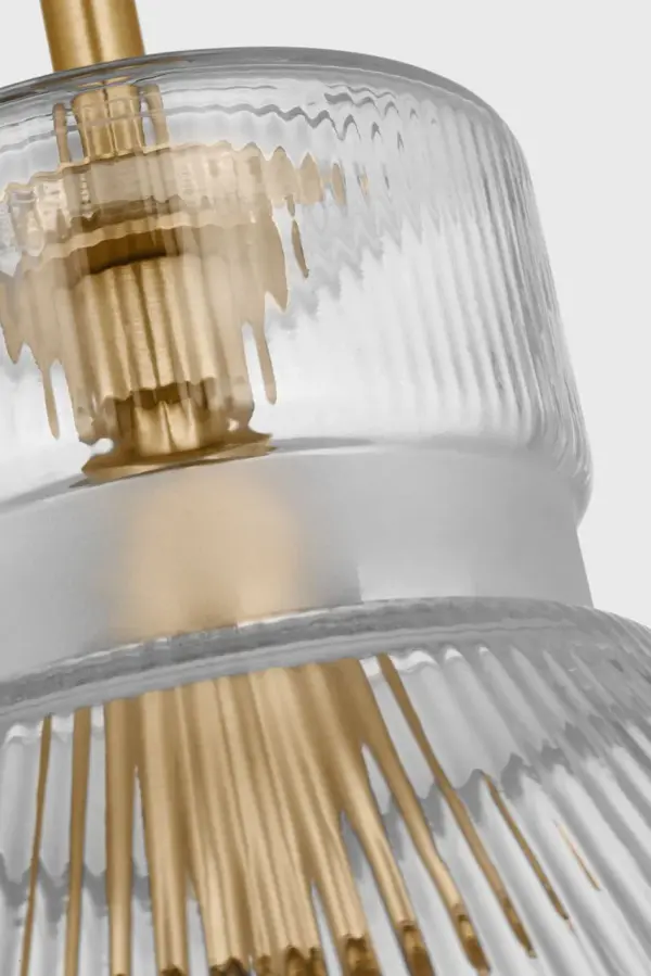 Liouet Medium Pendant in Satin Brass - Image 4
