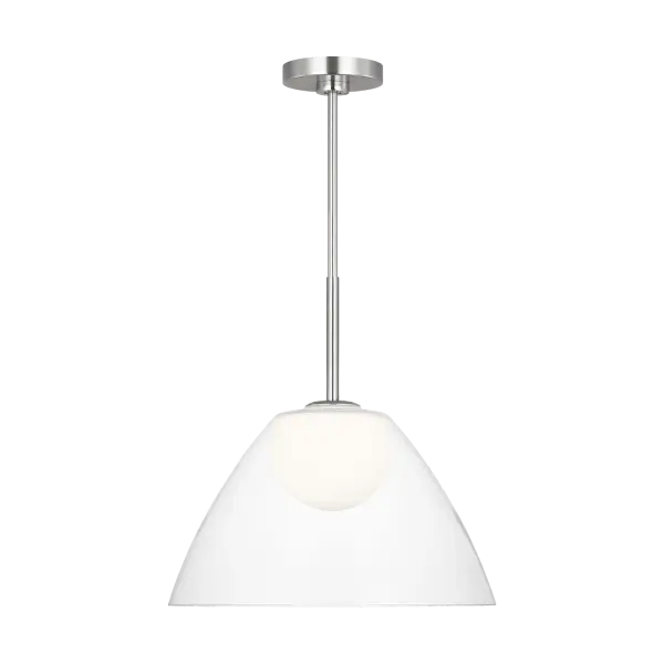 Suma Medium Pendant in Brushed Nickel - Image 1