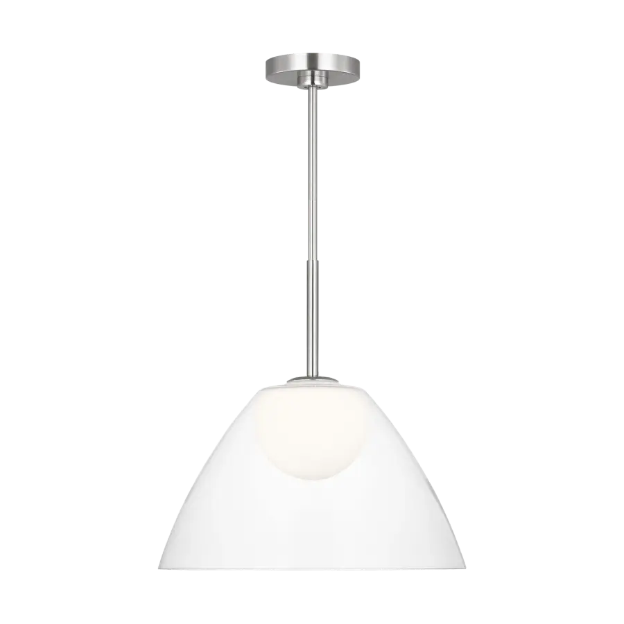 Suma Medium Pendant in Brushed Nickel - Image 1