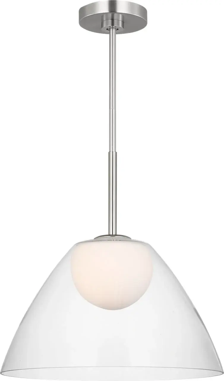 Suma Medium Pendant in Brushed Nickel - Image 2
