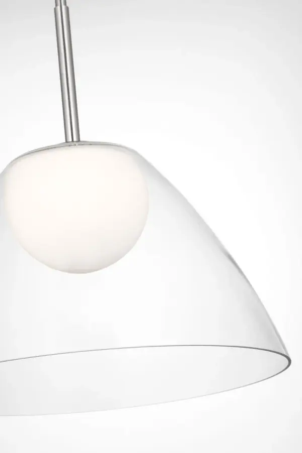 Suma Medium Pendant in Brushed Nickel - Image 6