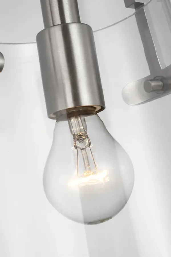 Crofton Small Pendant in Brushed Nickel - Image 3