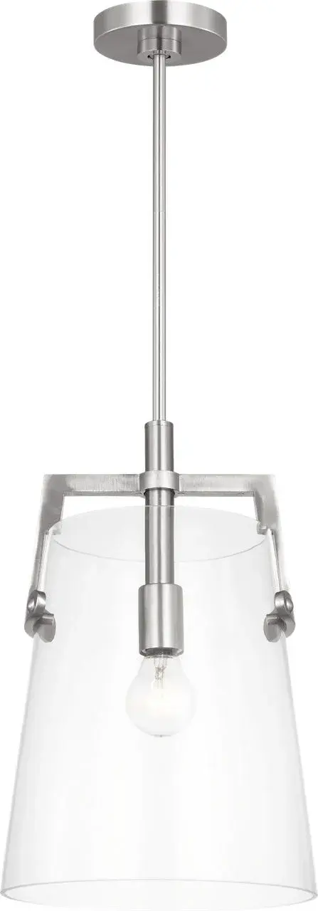 Crofton Medium Pendant in Brushed Nickel - Image 2