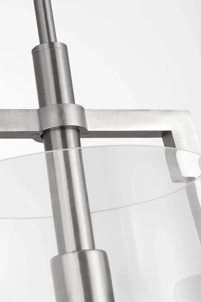 Crofton Medium Pendant in Brushed Nickel - Image 4