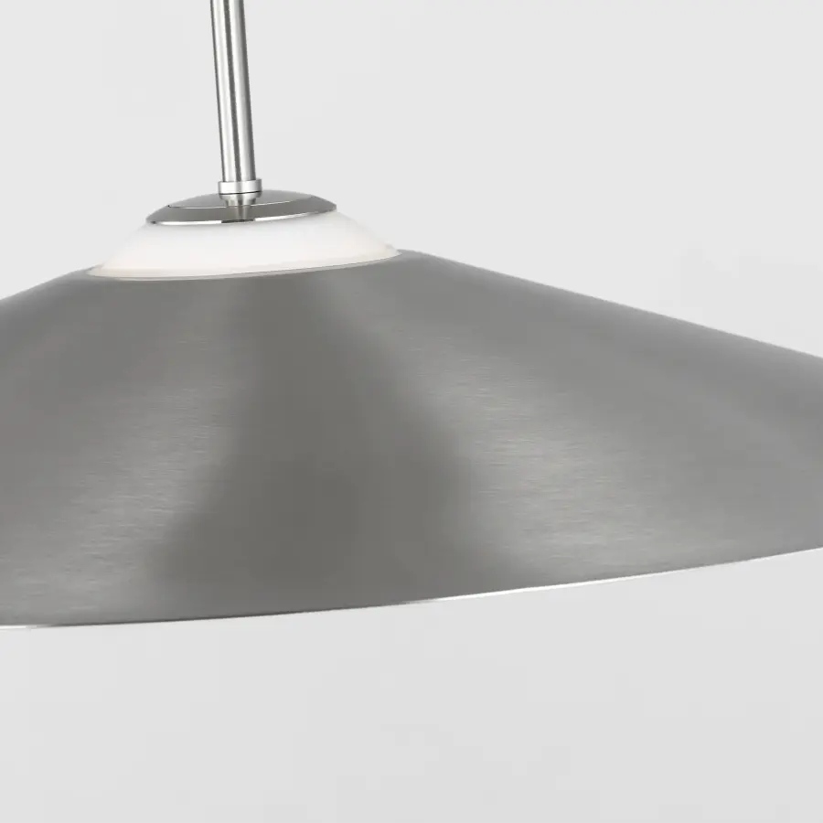 Astra Medium Pendant in Brushed Nickel - Image 7