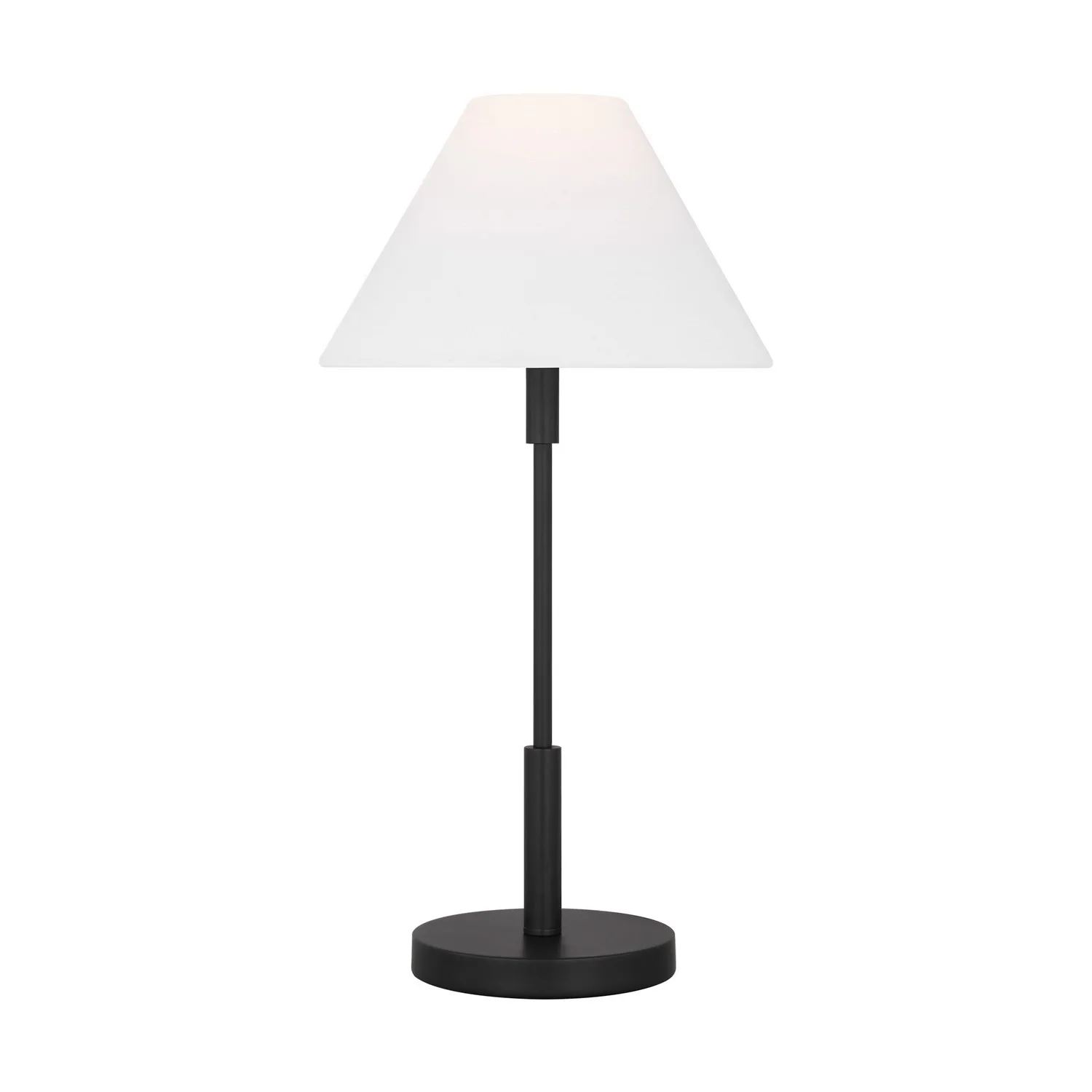 Porteau One Light Table Lamp in Midnight Black