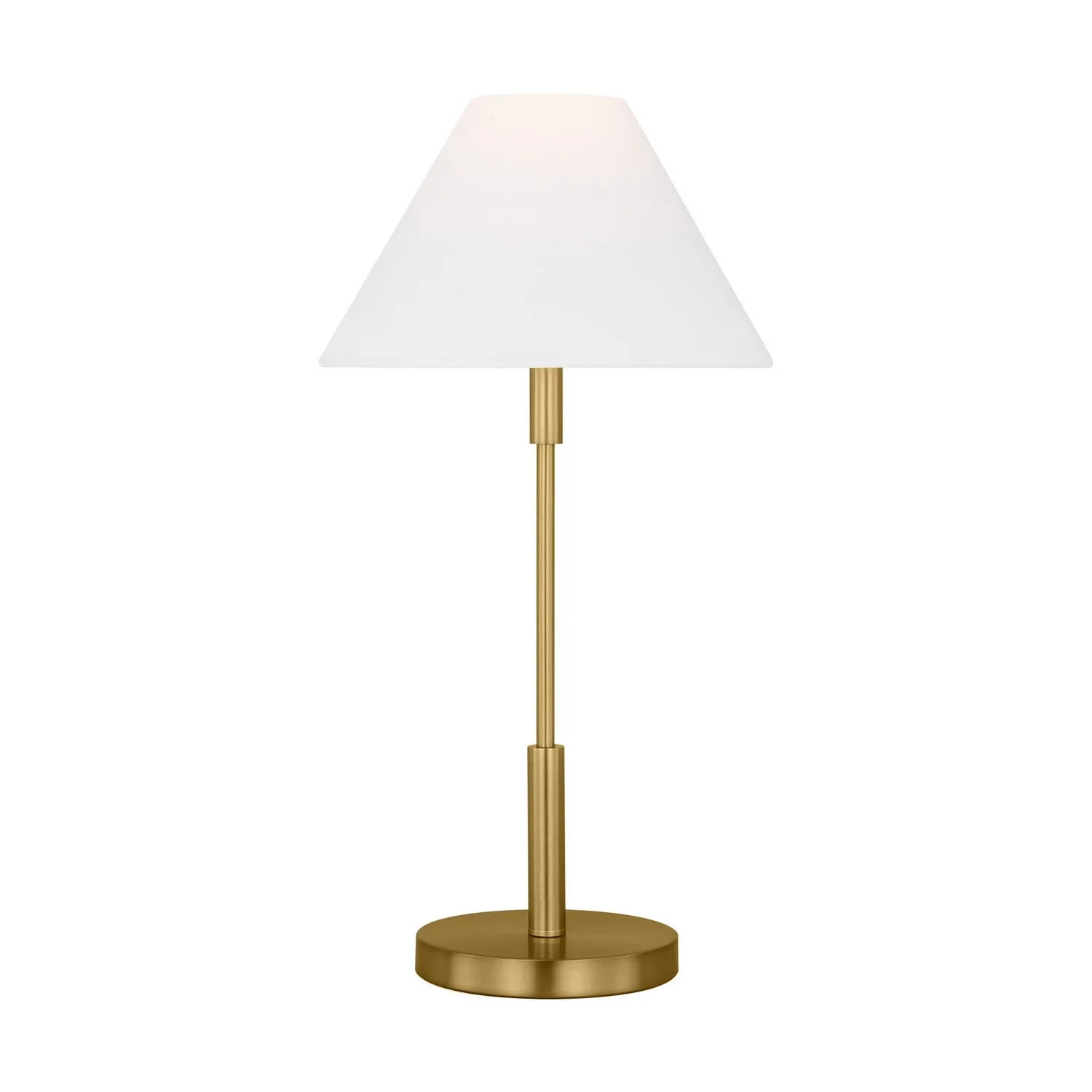 Porteau One Light Table Lamp in Satin Brass