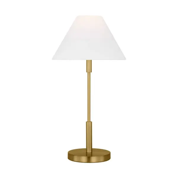 Porteau One Light Table Lamp in Satin Brass