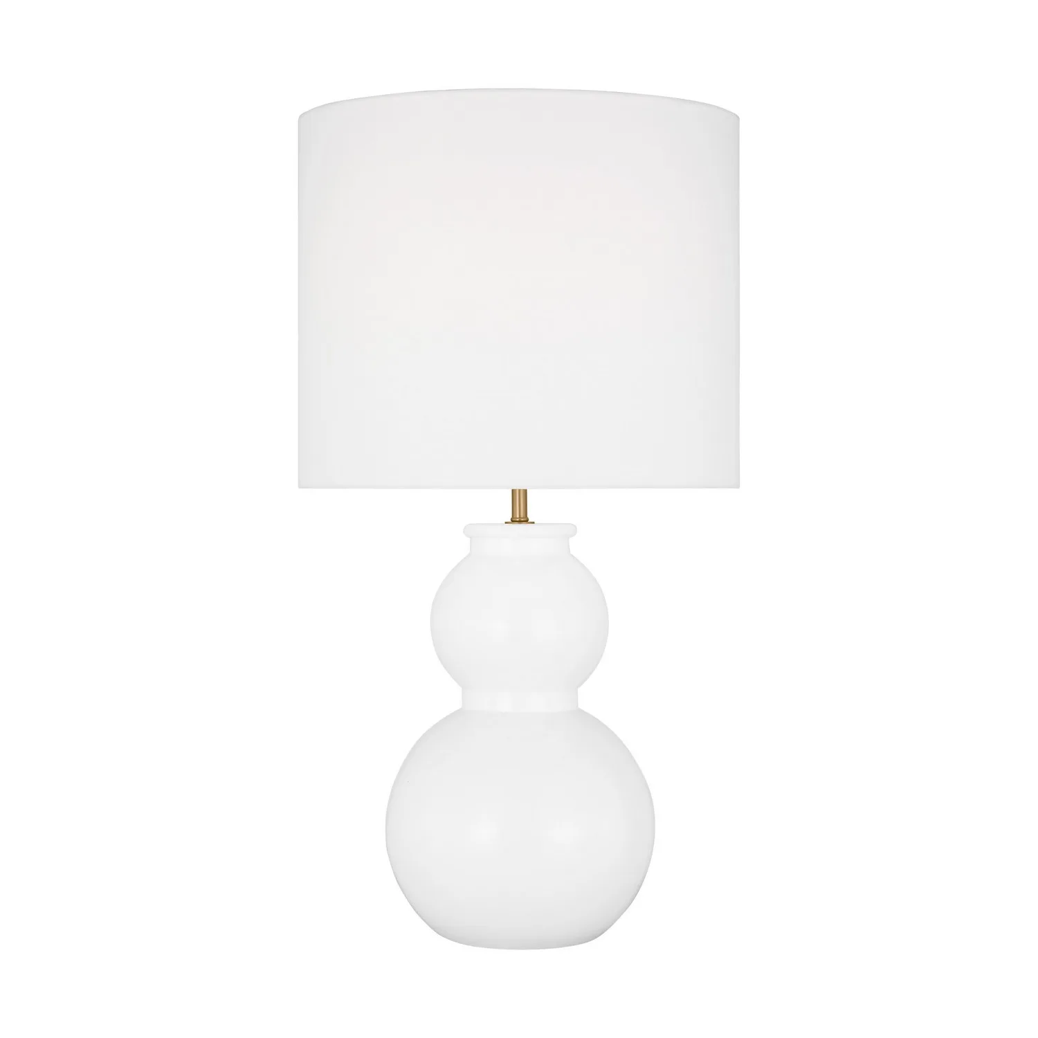 Buckley One Light Table Lamp in Gloss White