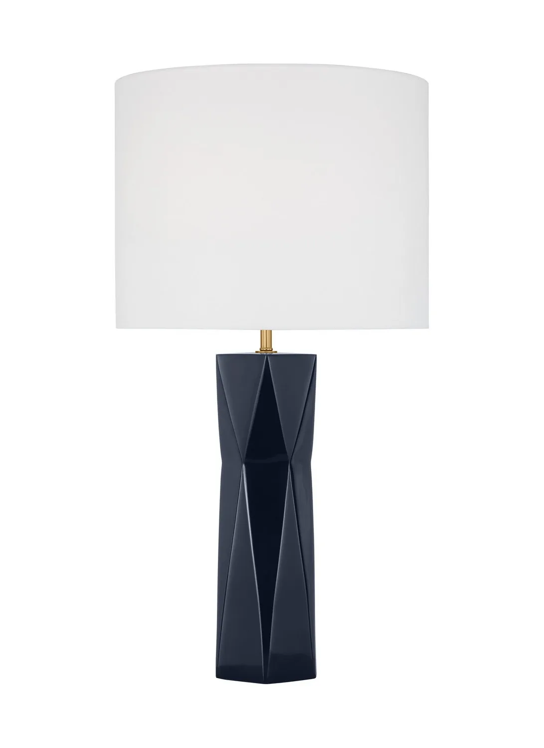 Fernwood One Light Table Lamp in Gloss Navy