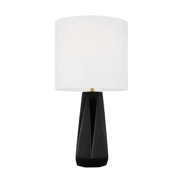 Moresby One Light Table Lamp in Gloss Black