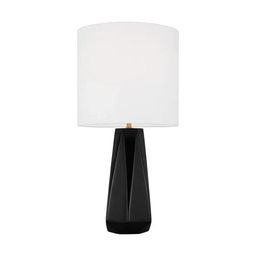 Moresby One Light Table Lamp in Gloss Black