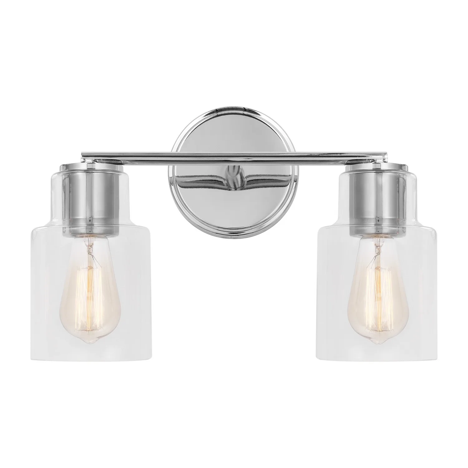 Sayward Two Light Bath Sconce in Chrome