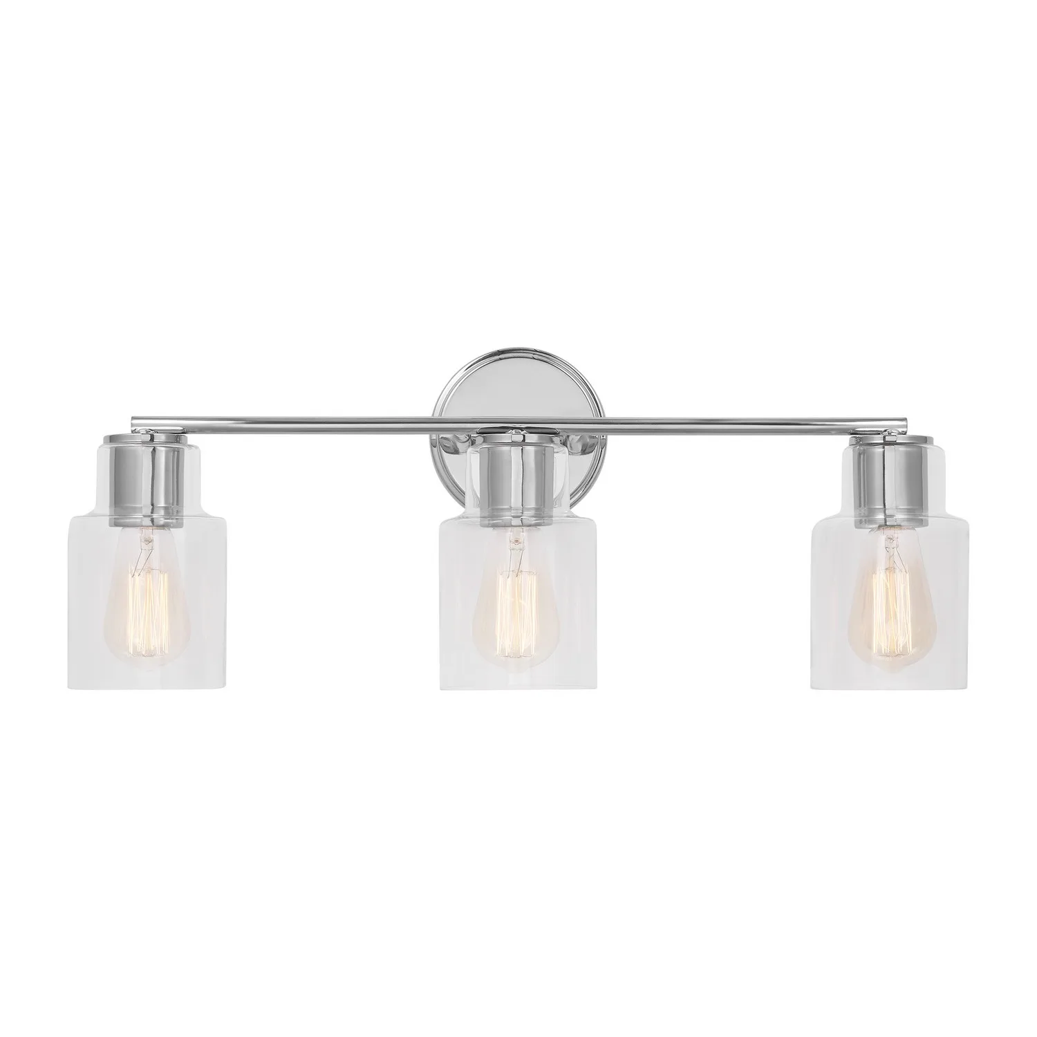 Sayward Three Light Bath Sconce in Chrome