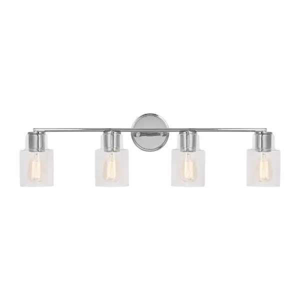 Sayward Four Light Bath Sconce in Chrome