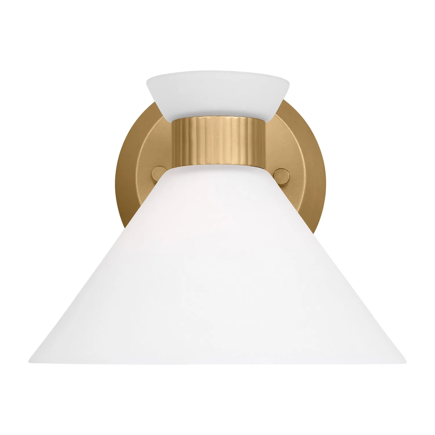 Belcarra One Light Wall Sconce in Satin Brass