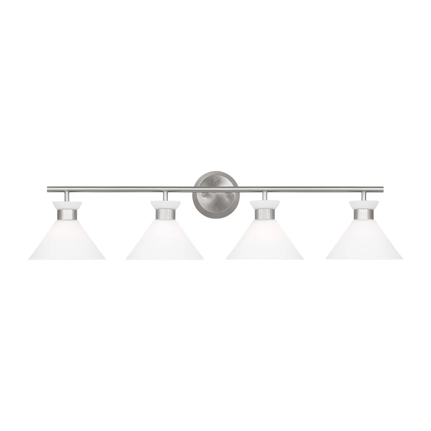 Belcarra Four Light Bath Sconce in Brushed Steel