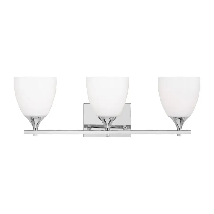 Toffino Three Light Bath Sconce in Chrome