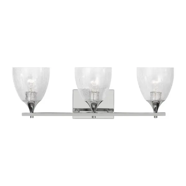 Toffino 3-Light Vanity in Chrome