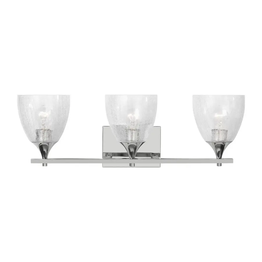 Toffino 3-Light Vanity in Chrome