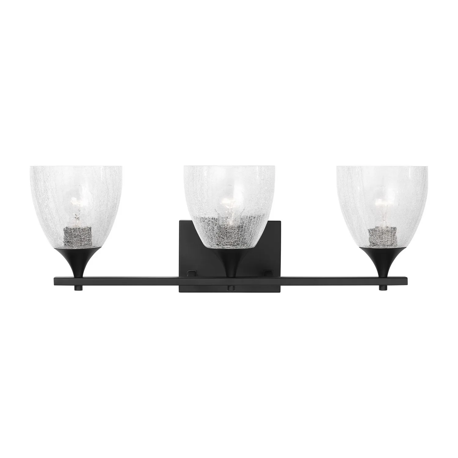 Toffino Three Light Vanity in Midnight Black