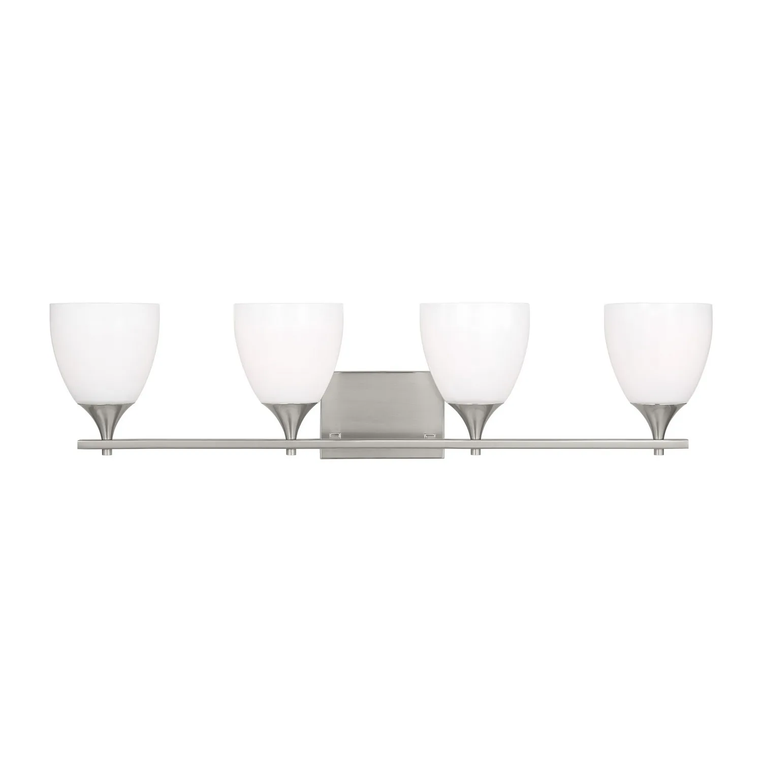 Toffino Four Light Bath Sconce in Brushed Steel
