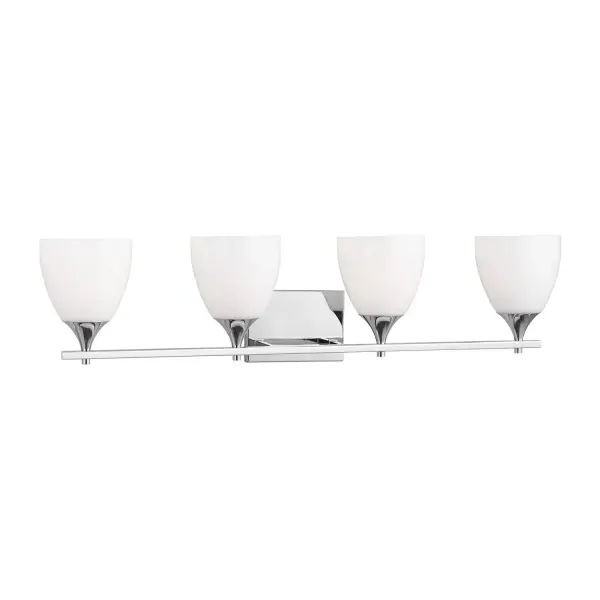 Toffino Four Light Bath Sconce in Chrome