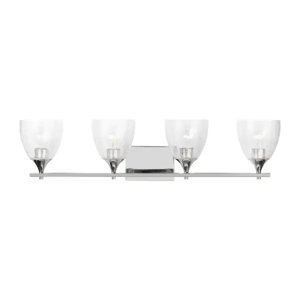 Toffino 4-Light Vanity in Chrome